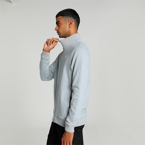 Reversible Full-Zip Men's Jacket, Cool Mid Gray, extralarge-IND