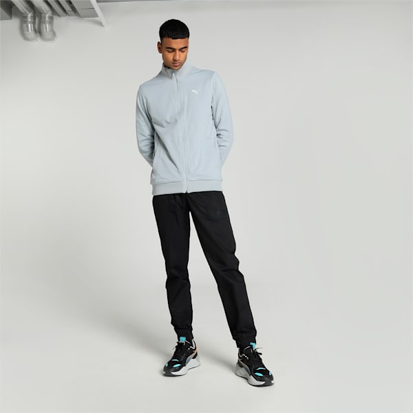 Reversible Full-Zip Men's Jacket, Cool Mid Gray, extralarge-IND