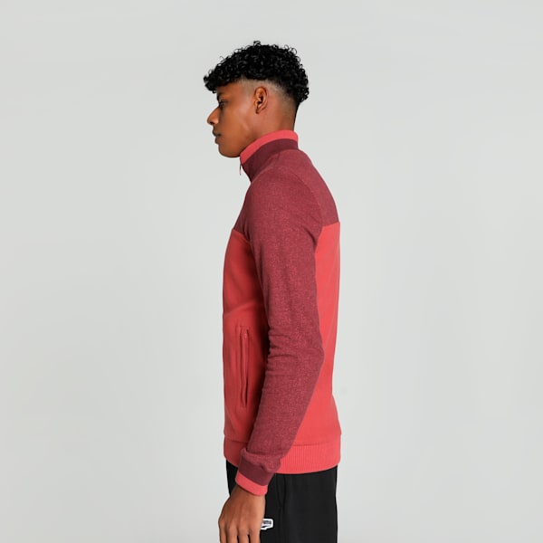 Reversible Full-Zip Men's Jacket, Astro Red, extralarge-IND