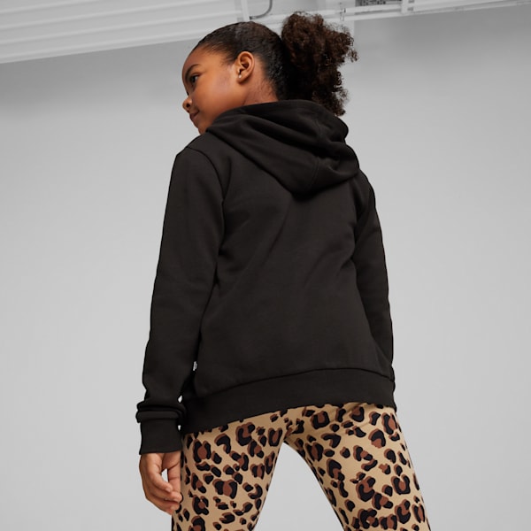 Chamarra con capucha juvenil ESS+ ANIMAL, PUMA Black, extralarge
