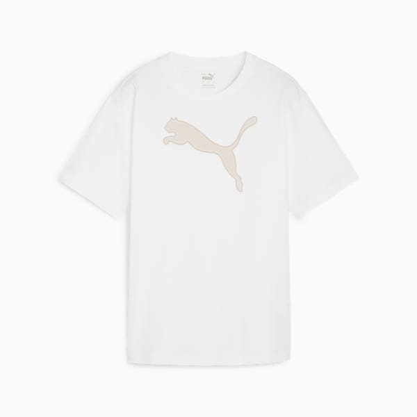 Camiseta estampada para mujer HER, PUMA White, extralarge