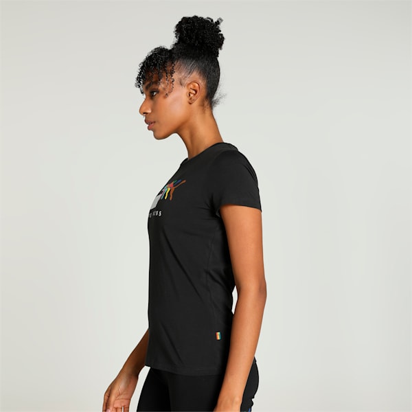 LOVE WINS Women's T-shirt, PUMA Black, extralarge-IND