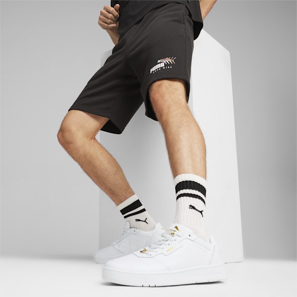 LOVE WINS Men's Shorts, PUMA Black, extralarge-IND