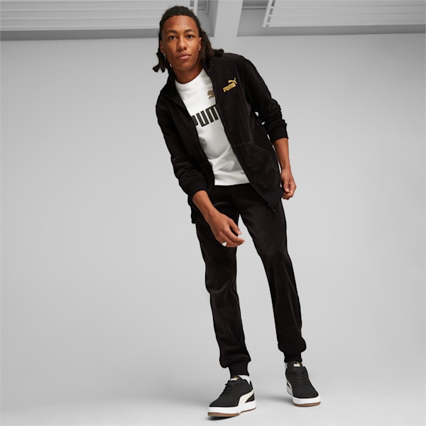 メンズ ミニマル ゴールド トラックジャケット, PUMA Black, extralarge-JPN