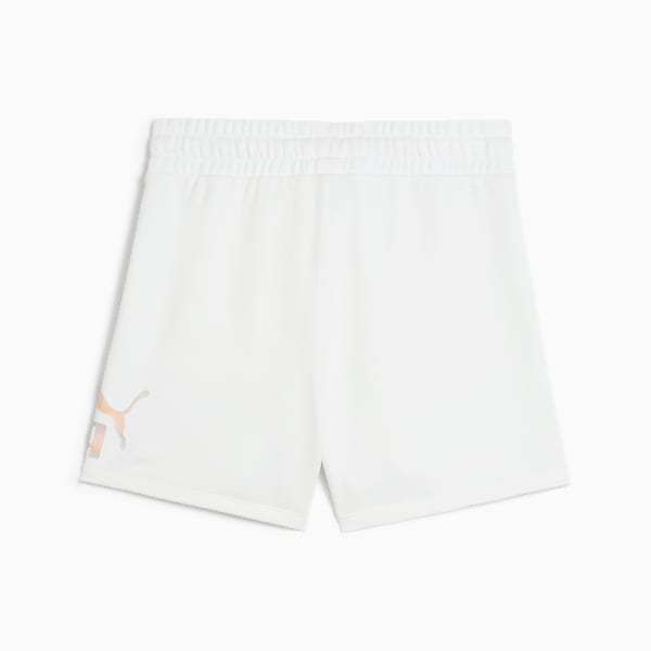 ESS+ SUMMER DAZE Girls' Big Kids' Shorts, PUMA White, extralarge