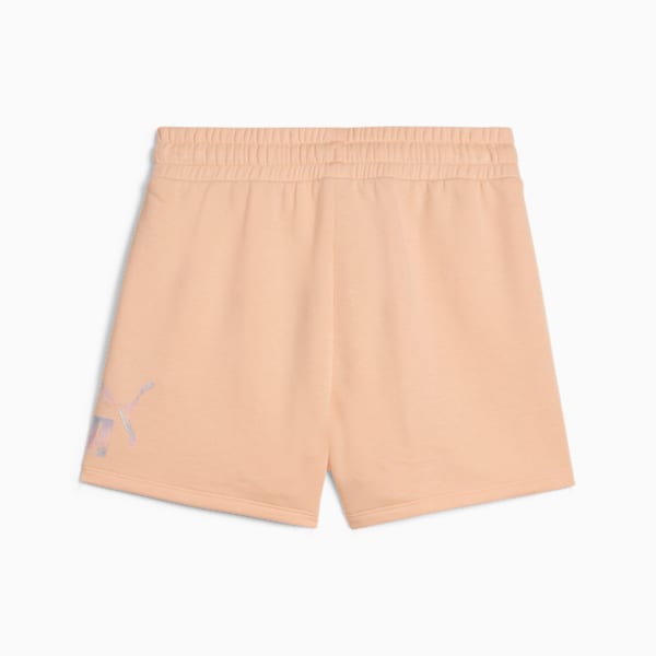 Pantalones cortos ESS+ SUMMER DAZE para niñas grandes, Peach Fizz, extralarge