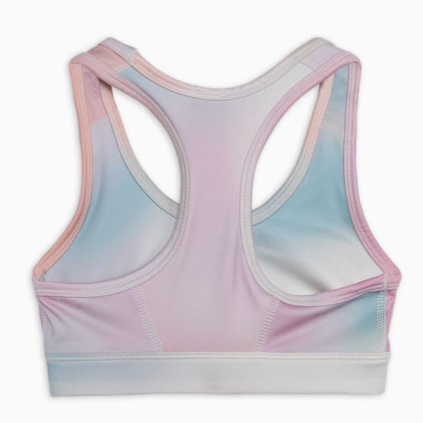 TRAIN FAVORITE Youth All-Over Print Training Bra, Sugared Almond, extralarge-IND