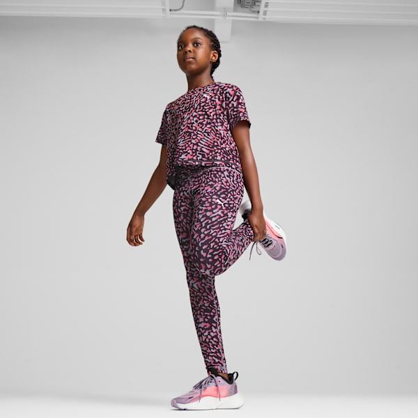 TRAIN FAVORITE Youth Relaxed Fit Crop T-shirt, Midnight Plum, extralarge-IND