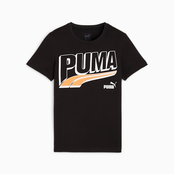 Playera estampada juvenil ESS+ MID 90s I, PUMA Black, extralarge