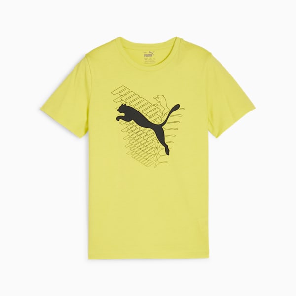 Playera juvenil GRAPHICS Cat, Lime Sheen, extralarge