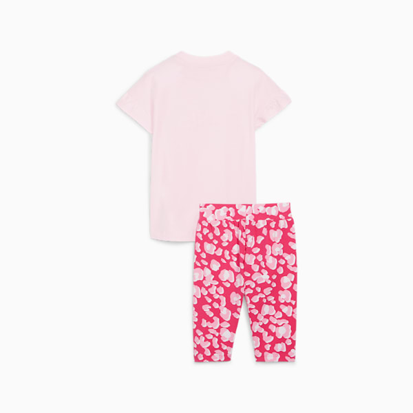 Conjunto de dos piezas para infantes ANIMAL MINICATS, Fast Pink, extralarge