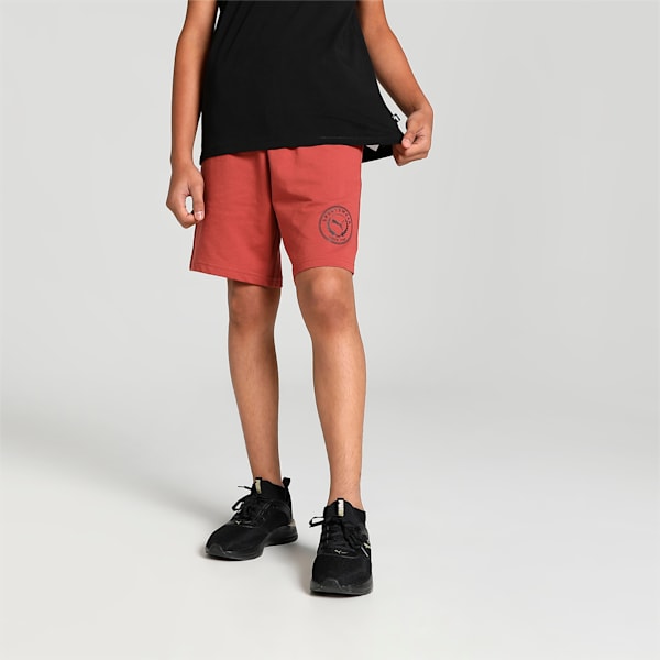 Graphic Boy's Regular Fit Shorts, Chili Oil, extralarge-IND