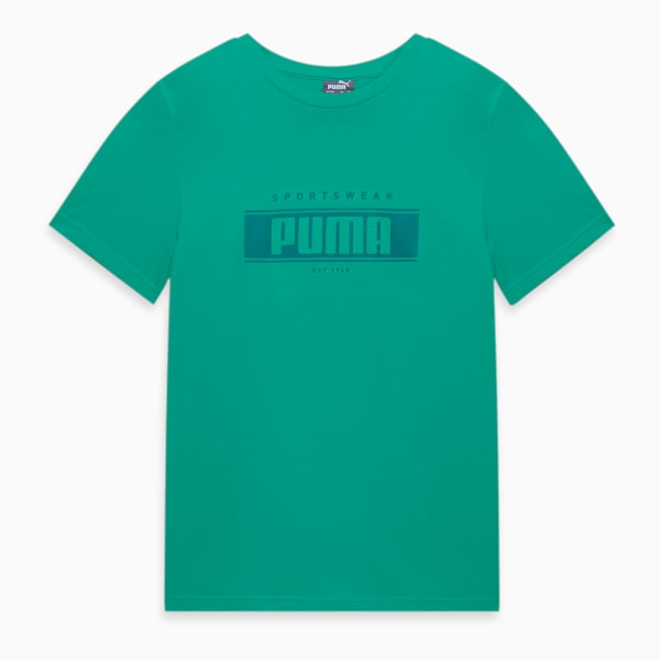 Graphic Boy's Regular Fit Crew-Neck T-shirt, Grassy Green, extralarge-IND