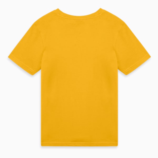 Graphic Boy's Regular Fit Crew-Neck T-shirt, Yellow Sizzle, extralarge-IND