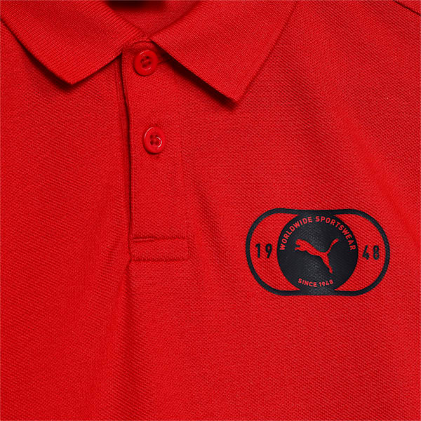 Graphic Boy's Regular Fit Polo T-shirt, For All Time Red, extralarge-IND