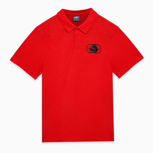 Graphic Boy's Regular Fit Polo T-shirt, For All Time Red, extralarge-IND