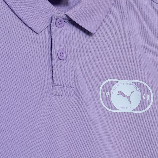 Graphic Boy's Regular Fit Polo T-shirt, Vivid Violet, extralarge-IND