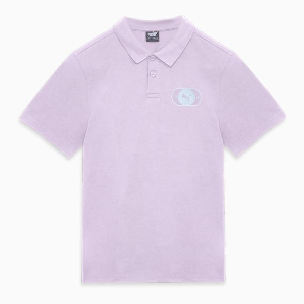 Graphic Boy's Regular Fit Polo T-shirt, Pearl Pink, extralarge-IND
