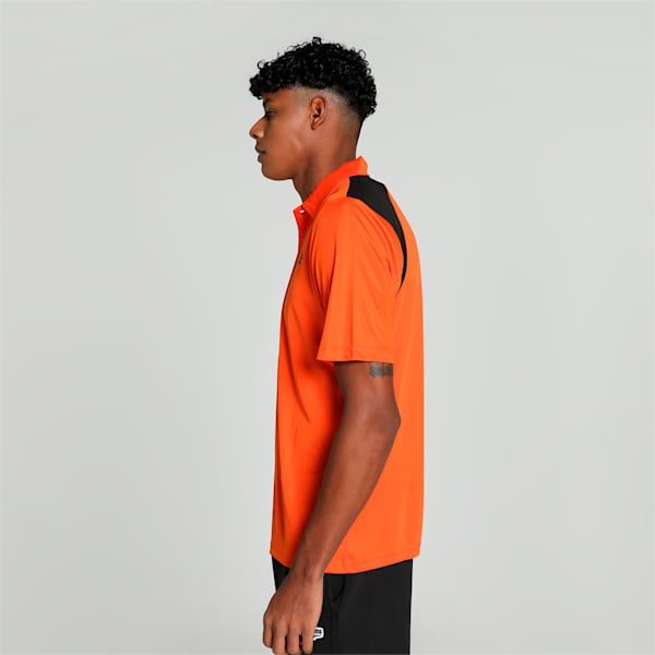 Orangutan Men's Home Jersey Polo, Cayenne Pepper--puma black, extralarge-IND