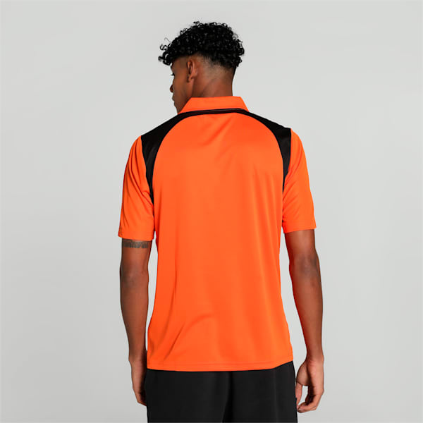 Orangutan Men's Home Jersey Polo, Cayenne Pepper--puma black, extralarge-IND