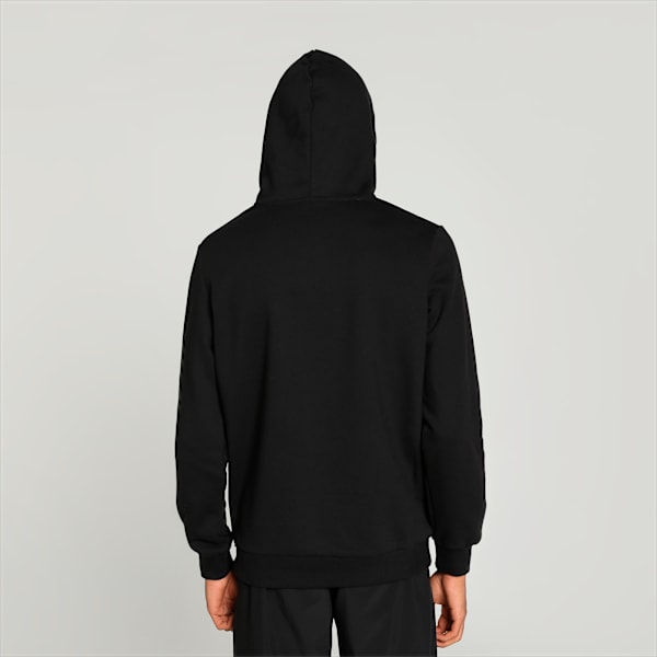 Men's Graphic Hoodie, PUMA Black, extralarge-IND