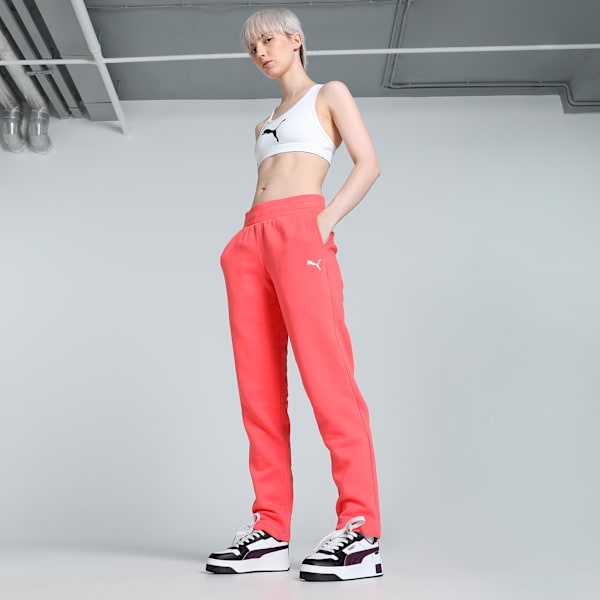 Women's Regular Fit Sweat Pants, Salmon, extralarge-IND