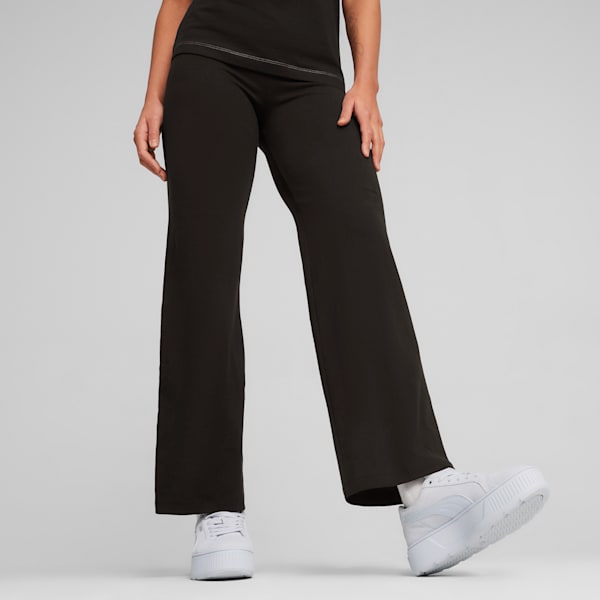 Women's Straight Leggings, PUMA Black, extralarge-IND