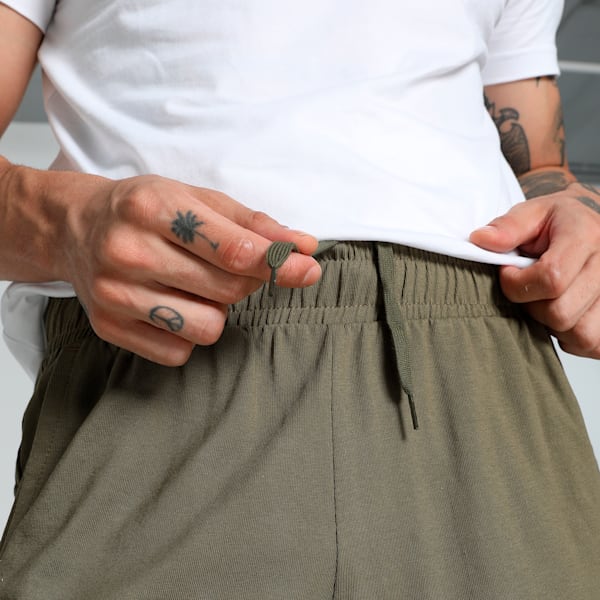 Men's Jersey Pants, PUMA Olive, extralarge-IND