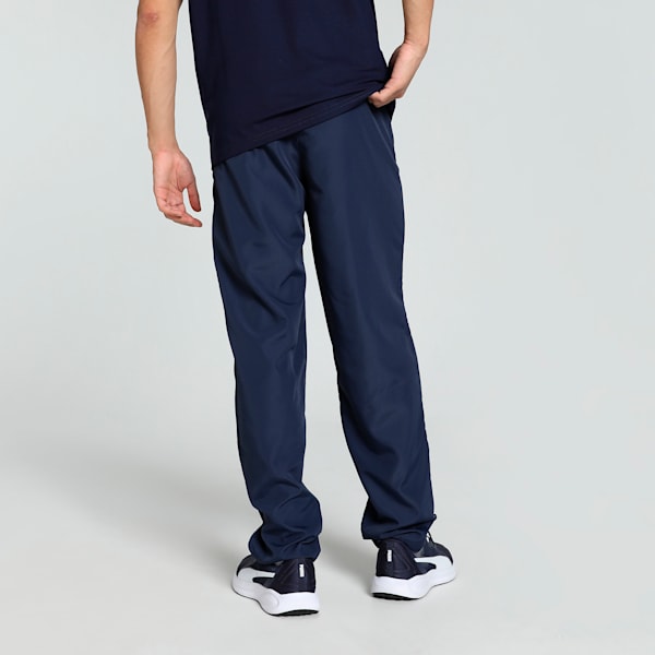 Men's Zippered Woven Pants, PUMA Navy, extralarge-IND