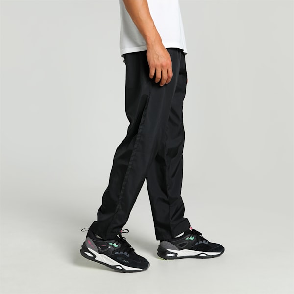 Men's Zippered Woven Pants, PUMA Black, extralarge-IND