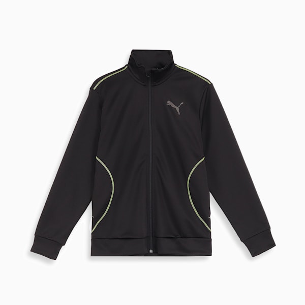 キッズ ボーイズ アクティブ スポーツ トレーニング ジャケット 120-160cm, PUMA Black, extralarge-JPN