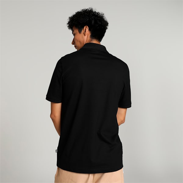 Ess Pique Men's Polo, PUMA Black, extralarge-IND