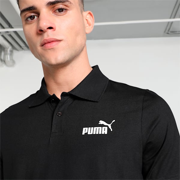 Men's Jersey Polo, PUMA Black, extralarge-IND