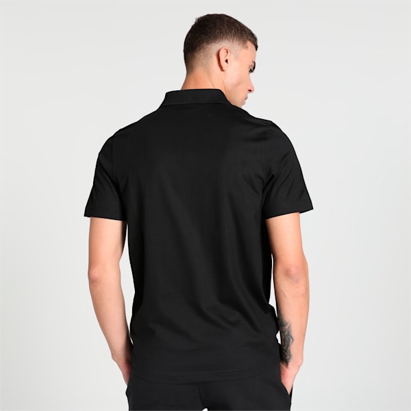 Men's Jersey Polo, PUMA Black, extralarge-IND