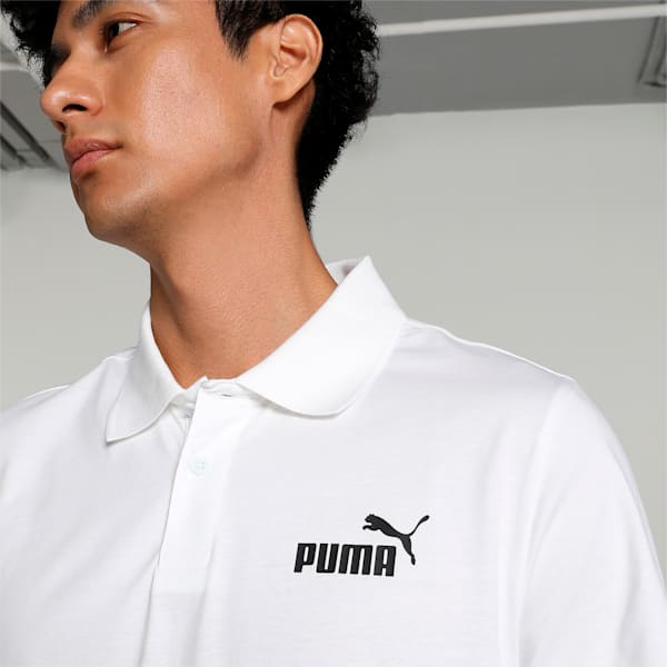 Ess Jersey Men's Polo, PUMA White, extralarge-IND