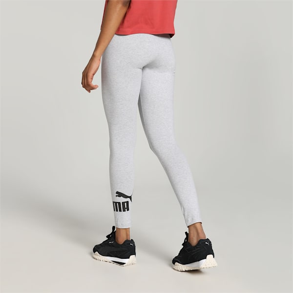 Logo Women's Leggings, Light Gray Heather, extralarge-IND