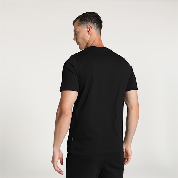 Men's Multicolor T-shirt, PUMA Black, extralarge-IND