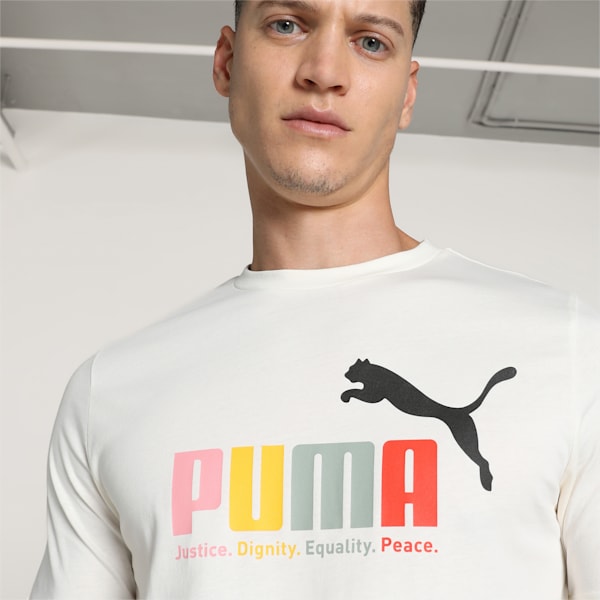 Men's Multicolor T-shirt, Warm White, extralarge-IND