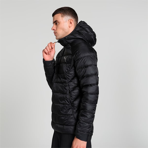 PackLITE Men's Hooded Down Jacket, PUMA Black, extralarge-IND