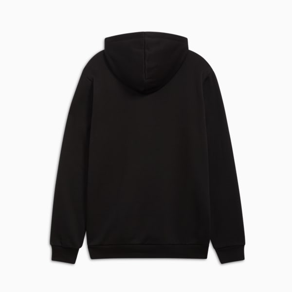 Stitched Logo Men's Hoodie, PUMA Black, extralarge