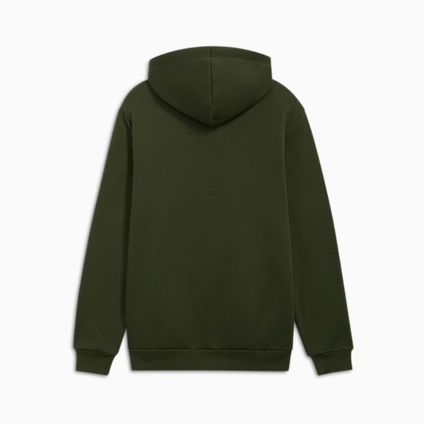 Stitched Logo Men's Hoodie, Myrtle, extralarge