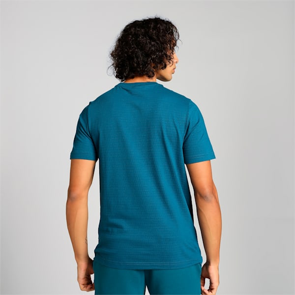 PUMA x one8 Men's Jacquard T-shirt, Ocean Tropic, extralarge-IND