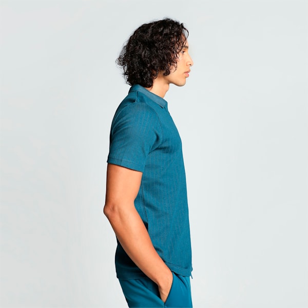 PUMA x one8 Men's Signature Polo, Ocean Tropic, extralarge-IND