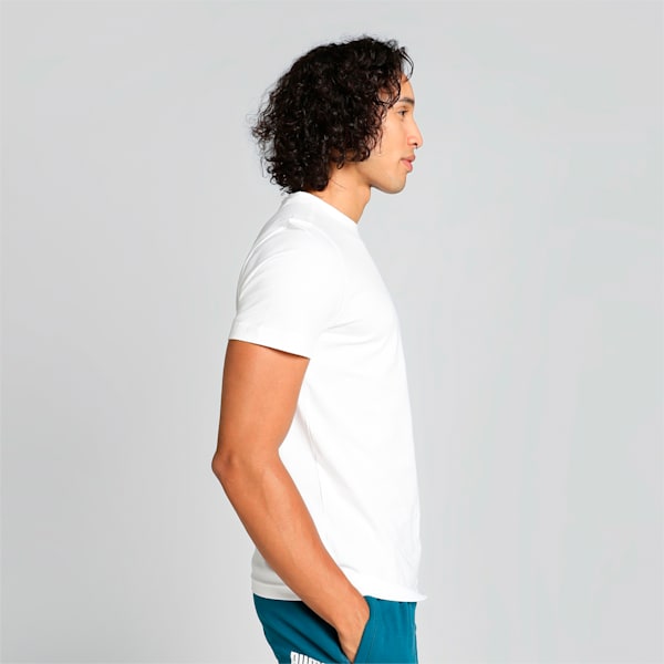PUMA x one8 Men's Core Slim Fit T-shirt, PUMA White, extralarge-IND