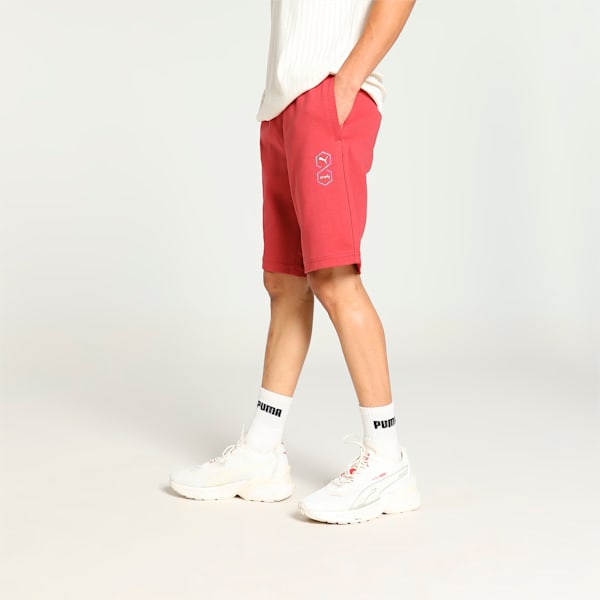 PUMA x one8 Elevated Men's Shorts, Club Red, extralarge-IND