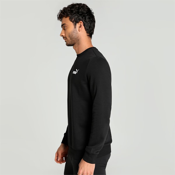 Small Logo TR Men's Crew-Neck Sweatshirt, PUMA Black, extralarge-IND