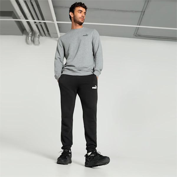 Small Logo TR Men's Crew-Neck Sweatshirt, Medium Gray Heather, extralarge-IND