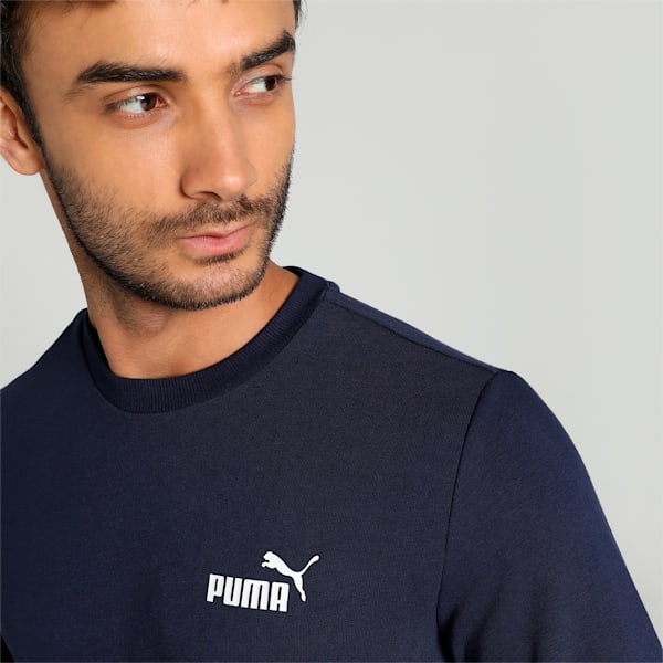 Small Logo TR Men's Crew-Neck Sweatshirt, PUMA Navy, extralarge-IND