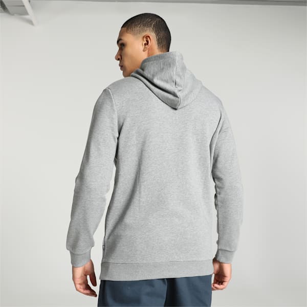 Small Logo TR Men's Hoodie, Medium Gray Heather, extralarge-IND