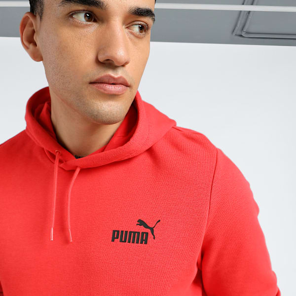 Small Logo TR Men's Hoodie, For All Time Red, extralarge-IND